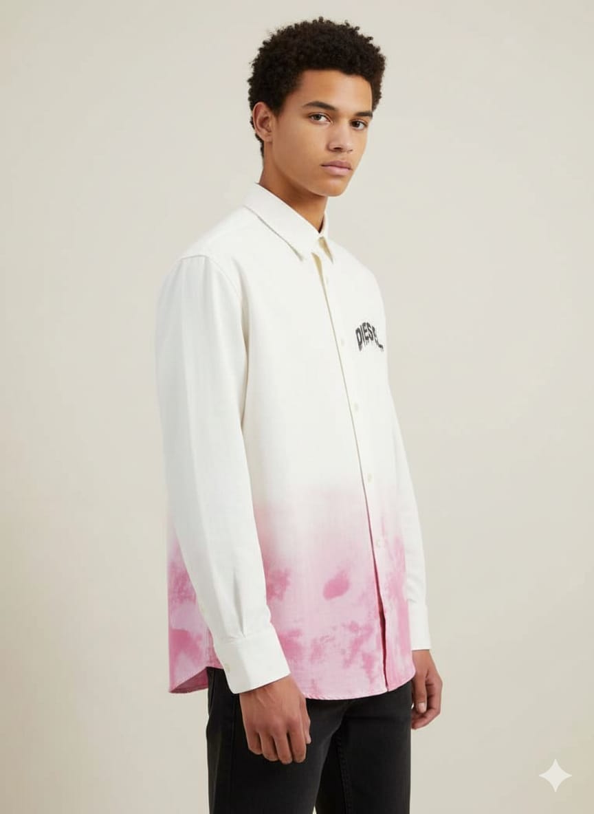 Men’s Diesel Printed Stylish Shirt