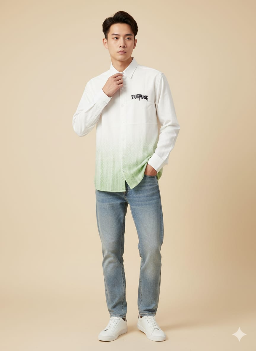 Men’s Diesel Printed Stylish Shirt