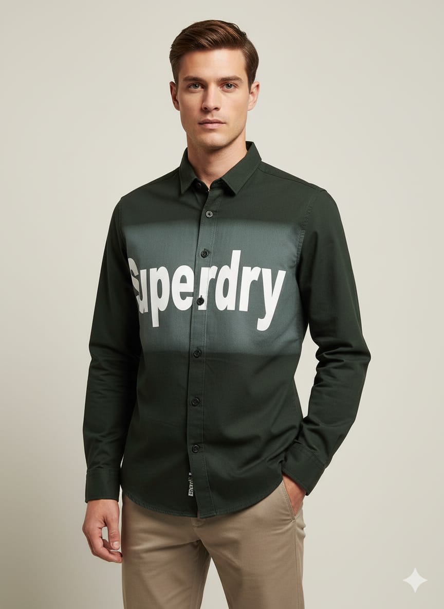 Men’s Superdry Printed Stylish Shirt