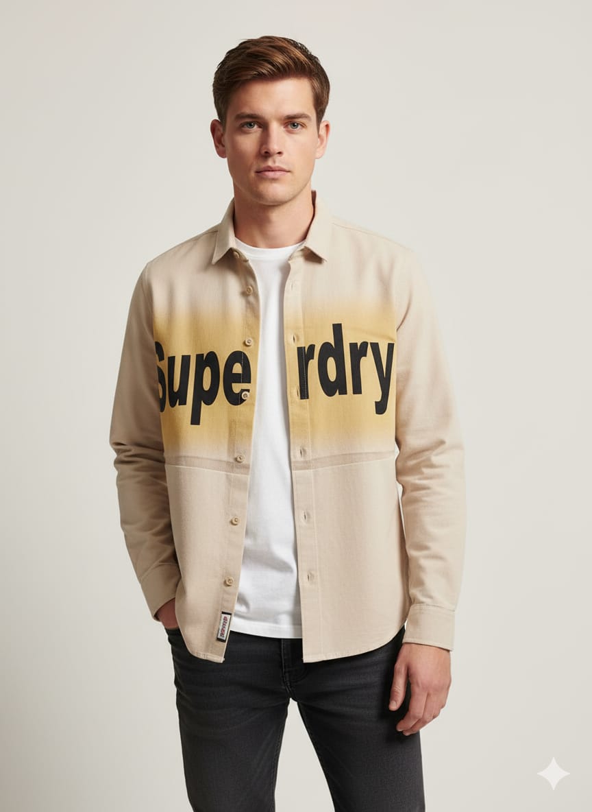 Men’s Superdry Printed Stylish Shirt